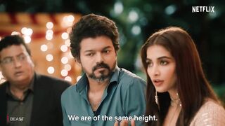Vijay Meets Pooja Hegde For The First Time | Beast Movie Scene | Netflix India