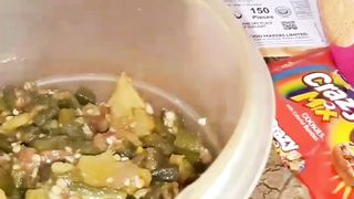 my lunch time/how eat poor people lunch/with mint/salad#lunch/welcom pak tv
