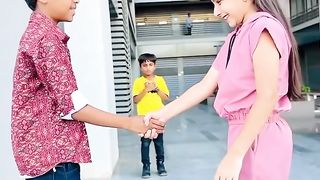 Indian cute girl dancing