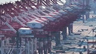 The world’s largest automated container terminal - Shanghai Yangshan #