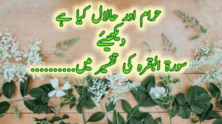 Haram Or Halal Kia Hai | Surah Baqarah Ki Tafseer | Tafsir Ibn Kaseer
