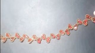 Heart beaded necklace