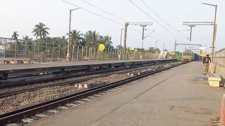 A goods train