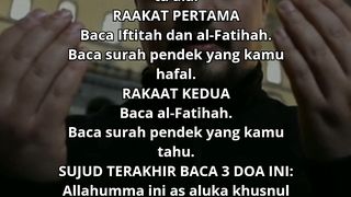 Tata cara sholat taubat
