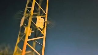 Israel War | Hamas Rocket Hits Power Pole near Gas Station | Moshav Matzliah | RCF