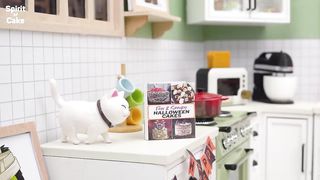 Scary miniature Halloween cake idea ????????