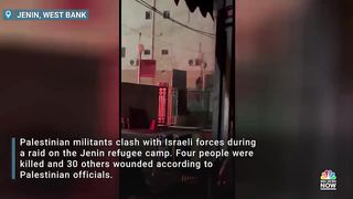 NBC News | Prelude to Jenin Camp Raid | September 2023 | RCF