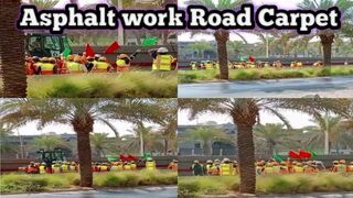 Road carpet project complete | Construction Of Road Side