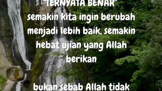 Setelah ujian yang Allah berikan