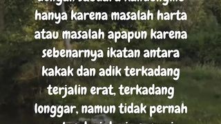 Jangan bertengkar dengan saudara kandung
