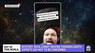 'Devil comet' heads towards Earth, experts say no cause of concern