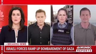 Israeli airstrikes continue into the daytime in Gaza as northern border grows tense