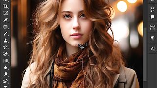 How to refine hair or remove background easily using select and mask in photoshop