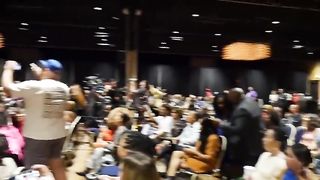 was DRAGGED OUT of a Hillary Clinton rally for asking about Bill’s trips to Epstein Island