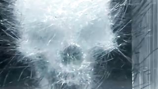 Glass art Skull