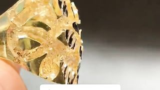 Solid Gold Big Boy Deep Cut Nugget Ring