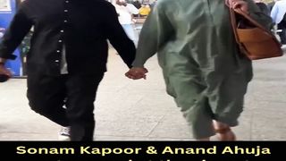 Sonam Kapoor & Anand Ahuja get papped at the airport #sonamkapoor #short #shorts #trending #viral #bollywood #viralshorts