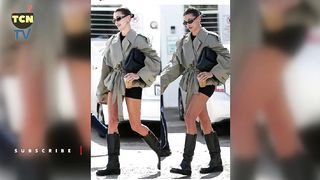 Hailey Bieber Steps out for Coffee in Los Angeles