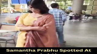 Samantha Prabhu Spotted At Mumbai Airport #samantharuthprabhu #shorts #short #trending #viral #bollywood #shortvideo