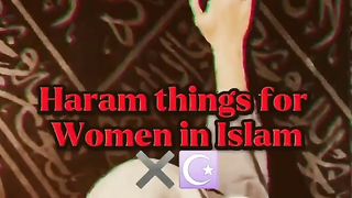 Things haram for "WOMEN" in ☪️???????? #islamicknowledge #viral #shortvideo #shorts #religion