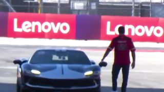 Charles Leclerc Takes 'Ferrari' Director Michael Mann For A Spin! ???? #Shorts.