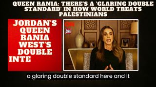 Jordan's Queen Rania Destroy CNN Reporter West's double standards over Palestine