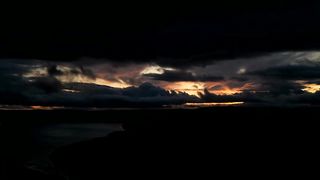 Burning clouds