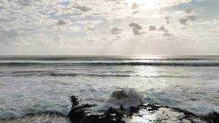 Beautiful View of the Waves in the Best