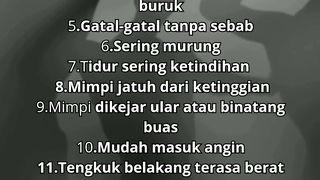 Tanda diganggu jin