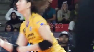 Shella bersilat lidah_ spikenya langsung jedug _volleyball(720P_HD).