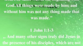 The Gospel according to John 3