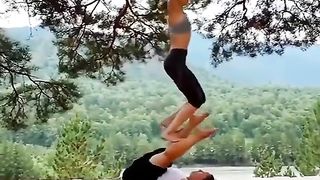 Athlete morning exercise