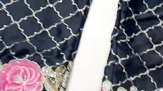 Beautiful ladies dress embroidery