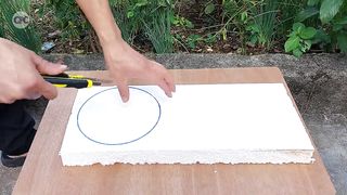 How To Cast a Cement Stove With a Plastic Pots is Both Easy and Save Firewood