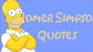 Homer Simpson (The Simpson TV Series) Inspirational Quotes