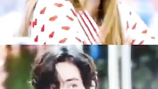 Lisa and Jungkook