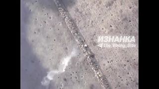 T-64BV Cooking Off After Alleged Kornet ATGM Hit | RCF