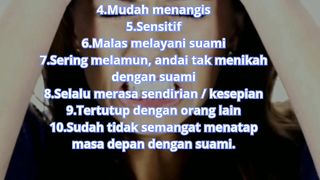 Ciri-ciri istri tidak bahagia