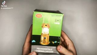 Туристический фонарь-лампа на солнечной батарее с павербанком CAMPING MH-5800T (6+1 LED)