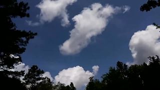 Clouds and Storm/Rain in Time Lapse at 15 second's Per Interval Nature in Alabama