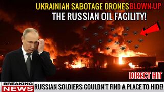 Russian oil facility was destroyed by a sudden attack