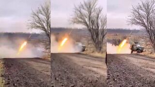 Destroyed Russian tank in Svatovsky District in Luhansk Oblast