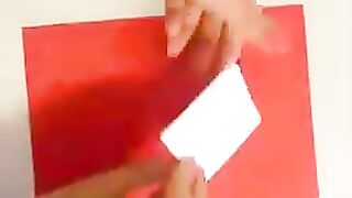 Simple DIY Christmas Greeting Card