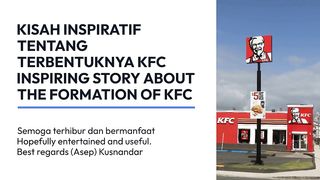 INSPIRING STORY ABOUT THE FORMATION OF KFC