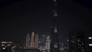 Dubai at nightvia