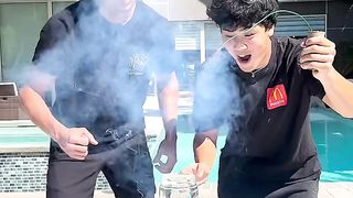Challenge le défi vidéo à mal tourné