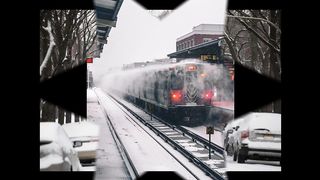 Snowfall in New York