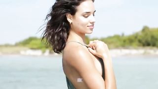 Beautiful girls at the sea.