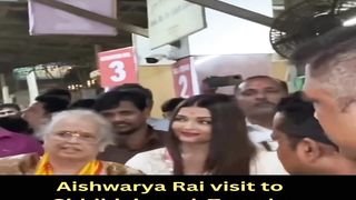 Aishwarya Rai visit to Siddhivinayak Temple #aishwaryaraibachchan #shorts #viral #youtubeshorts #trending #shortvideo #ytshorts