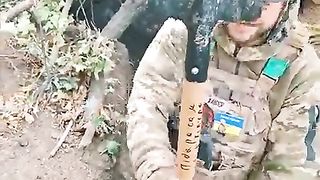 Ukraine Russia War | Ukrainian Soldier Launches RPG-Shovel | RCF